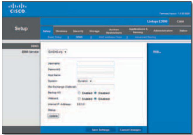 LINKSYS E3000 - DynDNS.org - 1