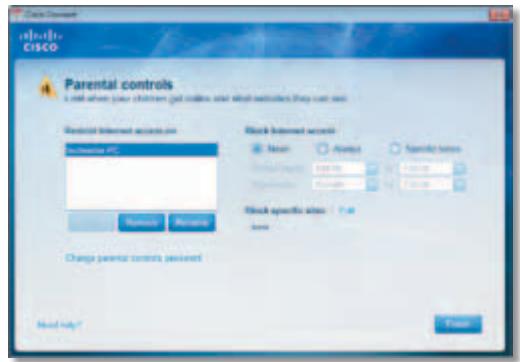 LINKSYS E3000 - Set Up Parental Controls - 1