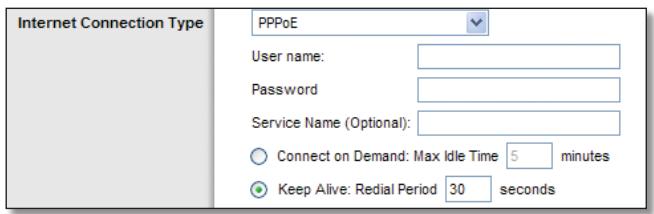 LINKSYS E3000 - PPPoE - 1