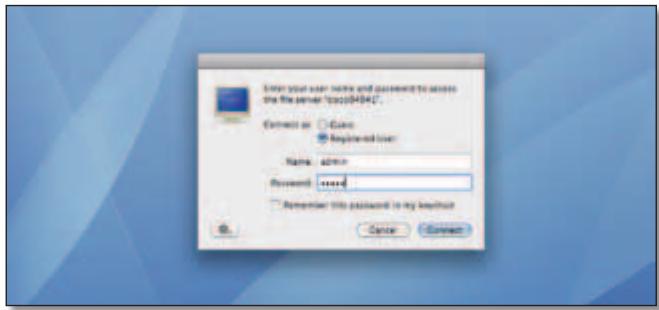 LINKSYS E3000 - Click Connect As. - 2