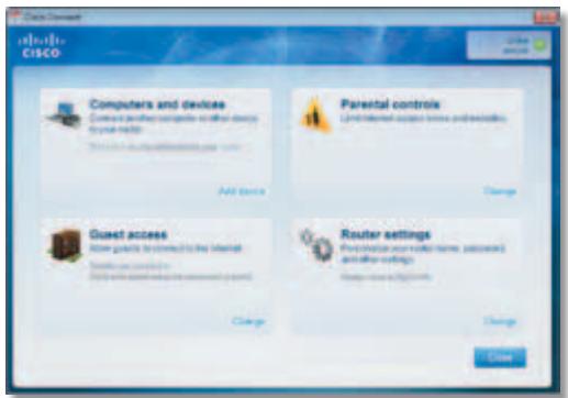LINKSYS E3000 - Main Menu - 1