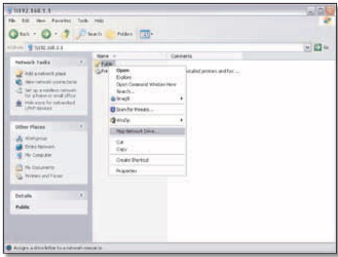 LINKSYS E3000 - Map a Drive - 5