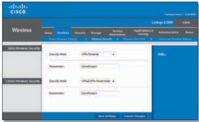 LINKSYS E3000 - WPA Personal - 2