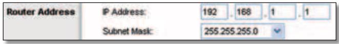 LINKSYS E3000 - Router Address - 1