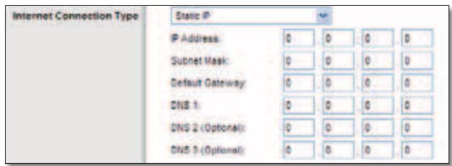 LINKSYS E3000 - Static IP - 1