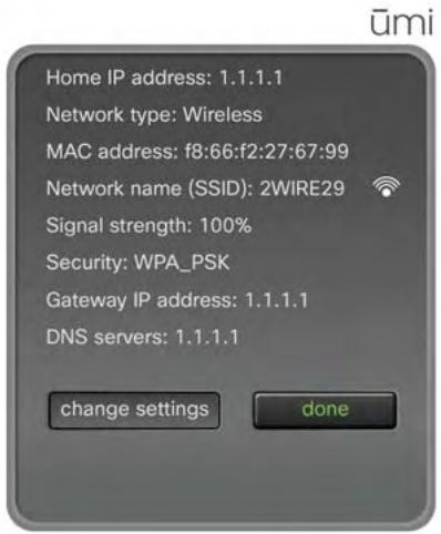 LINKSYS UMI - Change your network settings: Ethernet connection - 1