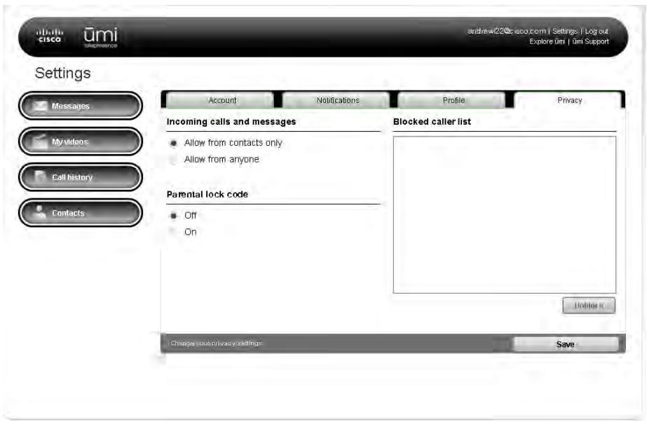 LINKSYS UMI - Edit your blocked list - 1