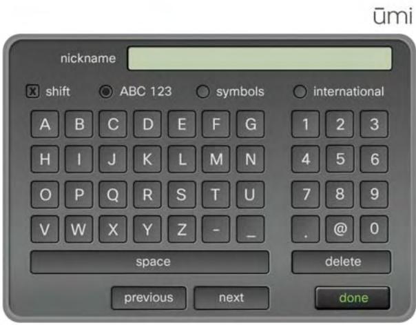LINKSYS UMI - Use the onscreen keyboard - 1