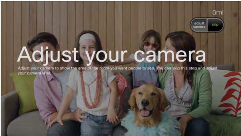 LINKSYS UMI - Adjust the camera - 1