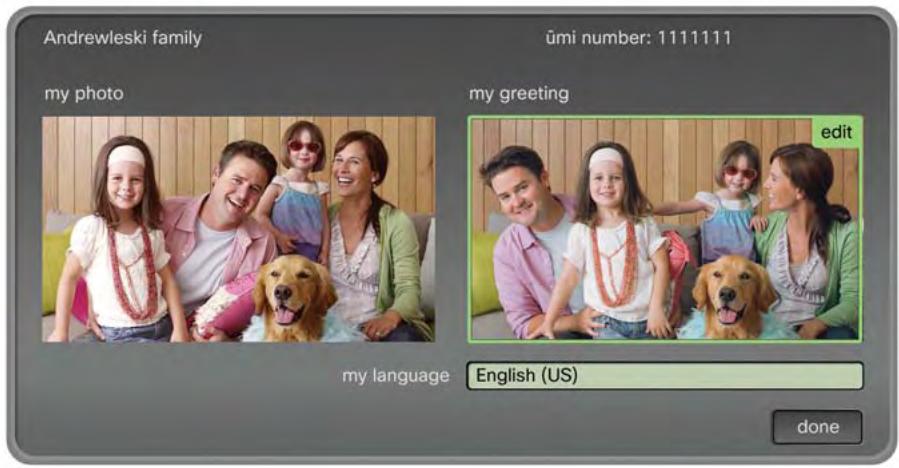 LINKSYS UMI - Record or delete your personal video greeting - 1