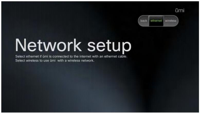 LINKSYS UMI - Set up your network connection - 1