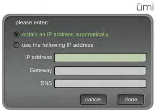 LINKSYS UMI - Change your network settings: Ethernet connection - 2