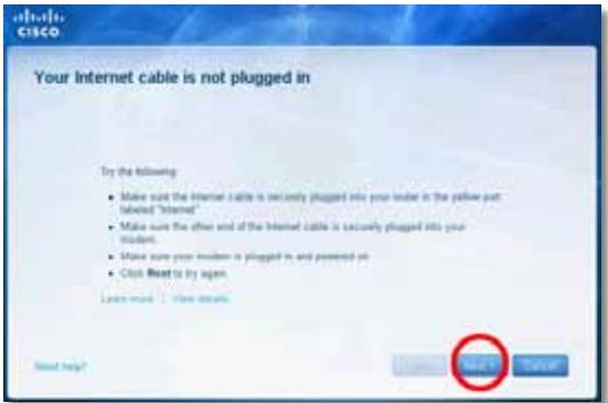 LINKSYS E900 - Para resolver o problema: - 1