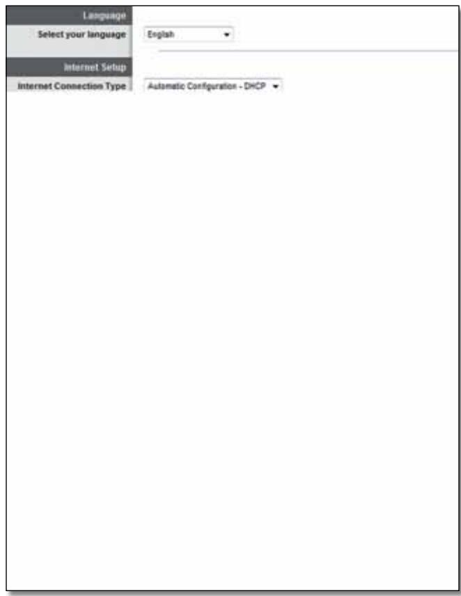 LINKSYS E900 - Setup > Basic Setup (Konfiguracja > Konfiguracja podstawowa) - 1