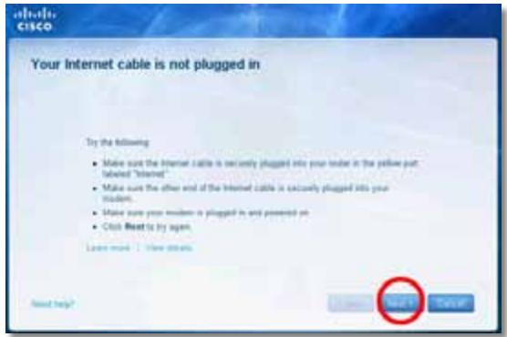 LINKSYS EA3500 - Para corrigir o problema: - 1