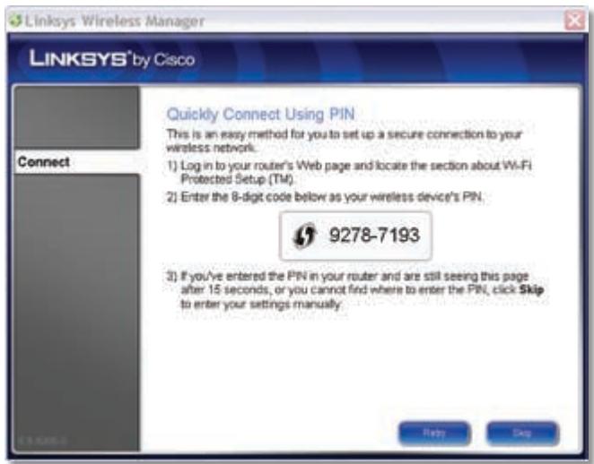 LINKSYS WMP600N - How to Connect Using Wi-Fi Protected Setup - 7