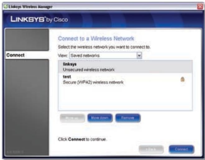 LINKSYS WMP600N - Saved Networks - 2