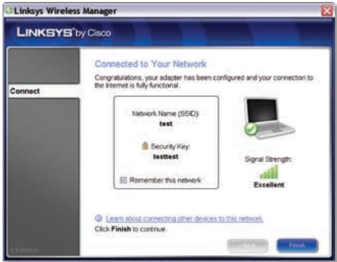 LINKSYS WMP600N - How to Connect Using Wi-Fi Protected Setup - 9
