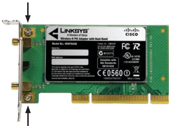 LINKSYS WMP600N - Use of the Low-Profile Bracket (Optional) - 2