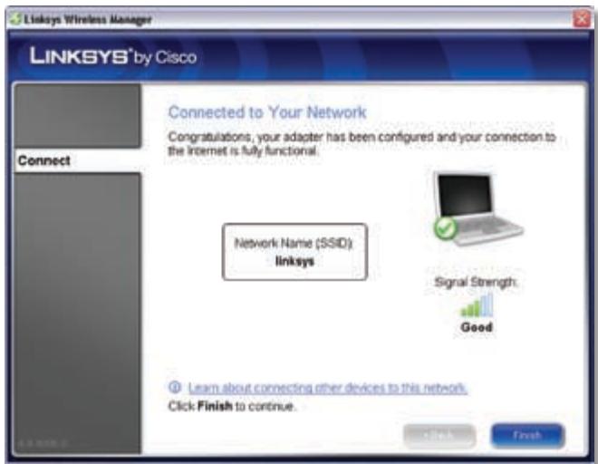 LINKSYS WMP600N - How to Connect to a Saved Network - 2