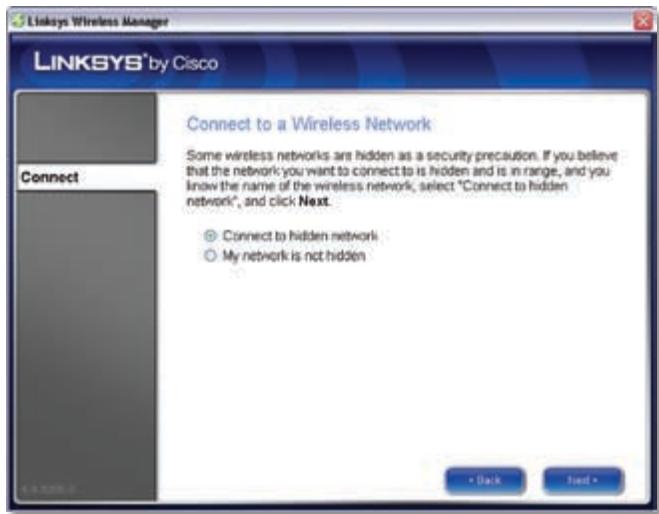 LINKSYS WMP600N - How to Connect to a Hidden Wireless Network - 3