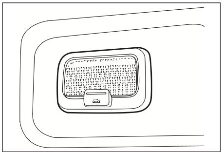SSANGYONG MUSSO - LAMPE COMPARTIMENTÀ BAGAGES - 1