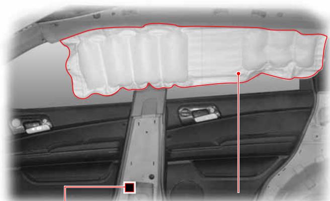 SSANGYONG ACTYON - COUSSIN ANTICHOCS DE RIDEAU* - 1