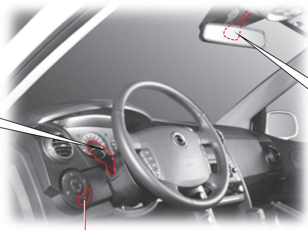 SSANGYONG ACTYON - Commutateur d'éclairage - 3