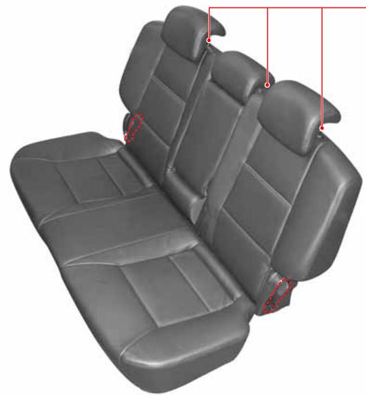 SSANGYONG ACTYON - SIEGE ARRIERE - 1