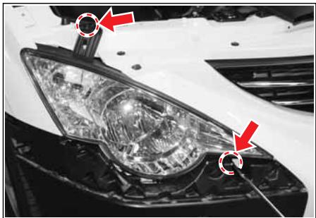 SSANGYONG ACTYON - DEPOSE DE BLOC OPTIQUE - 2