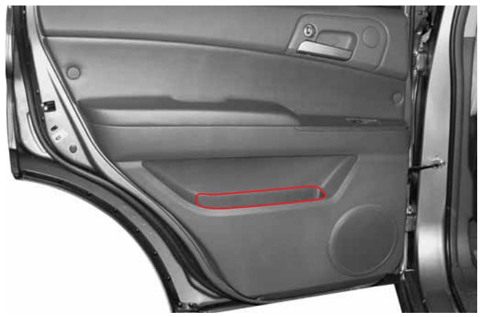 SSANGYONG ACTYON - PORTE ARRIERE - 1