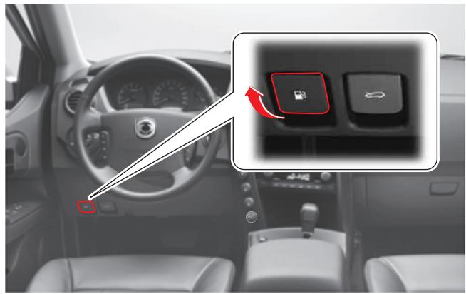 SSANGYONG ACTYON - VOLET DE REMPLISSAGE DE CARBURANT - 1