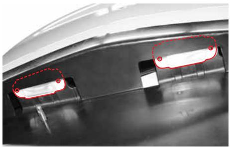 SSANGYONG ACTYON - LAMPE DE PLAQUE MINERALOGIQUE - 1