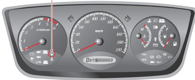 SSANGYONG ACTYON - TÉMOIN DE SéPARATEUR D'EAU - 2