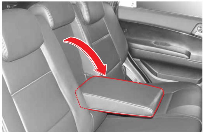SSANGYONG ACTYON - ACCOUDOIR ARRIERE CENTRAL - 1