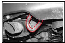 SSANGYONG ACTYON - Emplacement des crochets de remorquage - 1