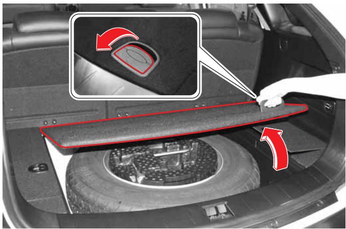 SSANGYONG ACTYON - REPLACEMENT D'UNE ROUE DONT LE PNEU EST DEGONFLE - 1