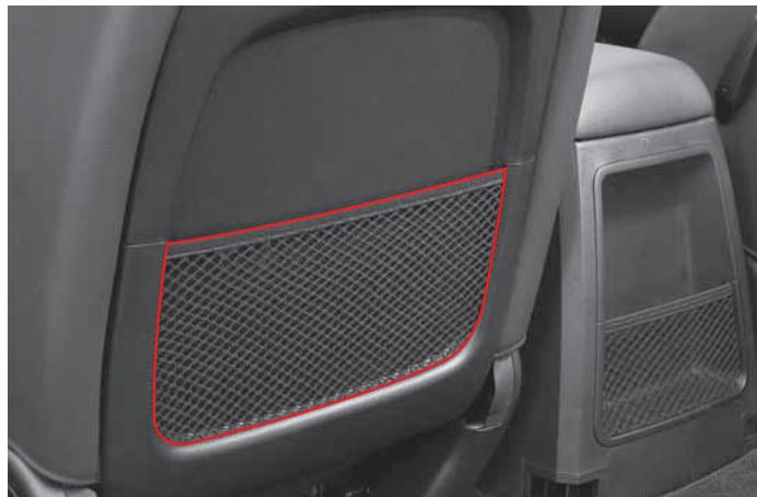 SSANGYONG ACTYON - POCHE DE DOSSIER DE SIÈGE - 1