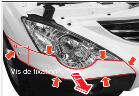 SSANGYONG ACTYON - DEPOSE DE BLOC OPTIQUE - 1