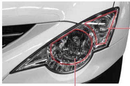 SSANGYONG ACTYON - EMPLACEMENT DES LAMPES EXTERIEURES - 2