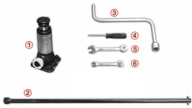 SSANGYONG ACTYON - TROUSSE DE REMPLACEMENT DE ROUE - 2