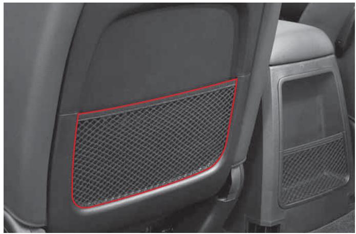 SSANGYONG ACTYON SPORTS - POCHE DE DOSSIER DE SIÈGE - 1