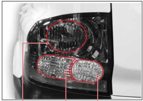 SSANGYONG ACTYON SPORTS - EMPLACEMENT DES LAMPES EXTERIEURES - 5