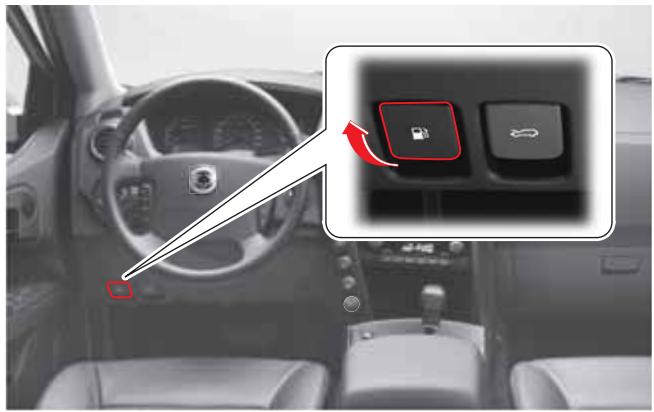 SSANGYONG ACTYON SPORTS - VOLET DE REMPLISSAGE DE CARBURANT - 1