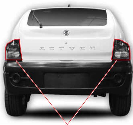 SSANGYONG ACTYON SPORTS - FEUX ARRIERE COMBINES - 4