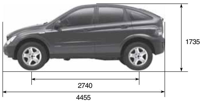 SSANGYONG ACTYON SPORTS - DIMENSIONS (ACTYON) - 3