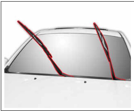 SSANGYONG ACTYON SPORTS - REEMPLACEMENT DES BALAIS D'ESSUIE-GLACE - 1