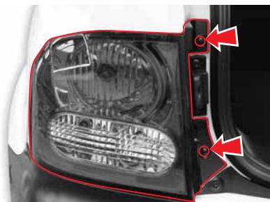 SSANGYONG ACTYON SPORTS - FEUX ARRIERE COMBINES - 1