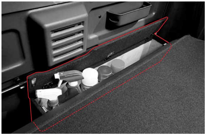 SSANGYONG ACTYON SPORTS - CAISSON DE RANGEMENT ARRÈRE (ACTYON SPORTS) - 1