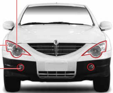SSANGYONG ACTYON SPORTS - Commutateur d'éclairage - 2
